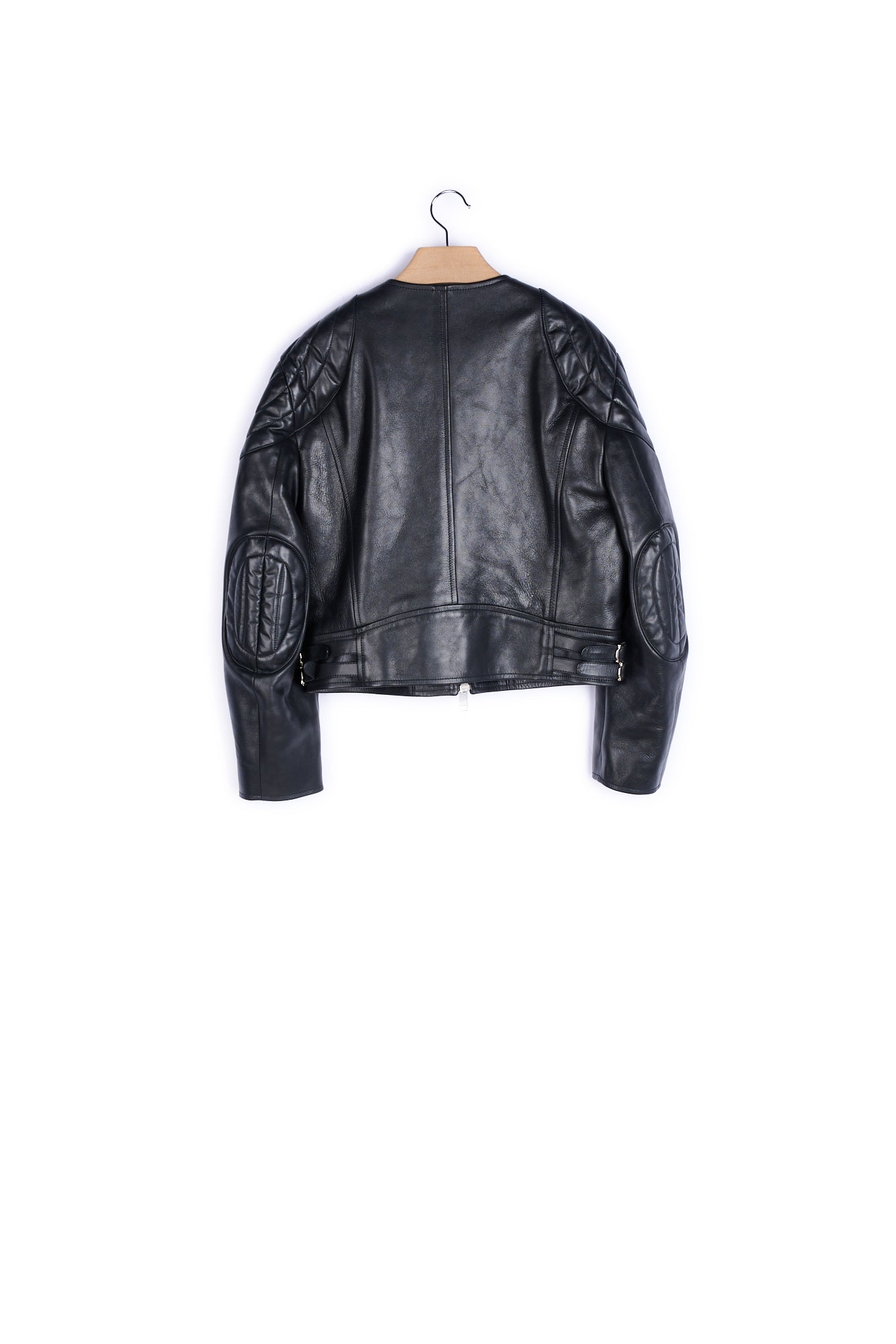 Veste en cuir noire Isabel Marant seconde vie