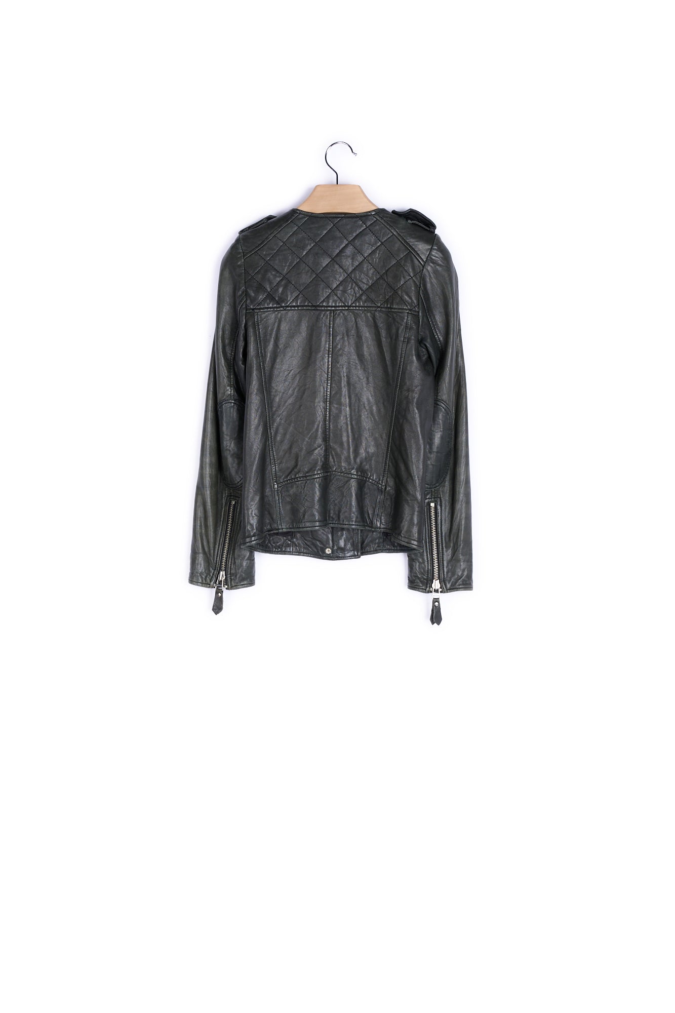 Blouson Manches Longues Cuir Isabel Marant seconde vie