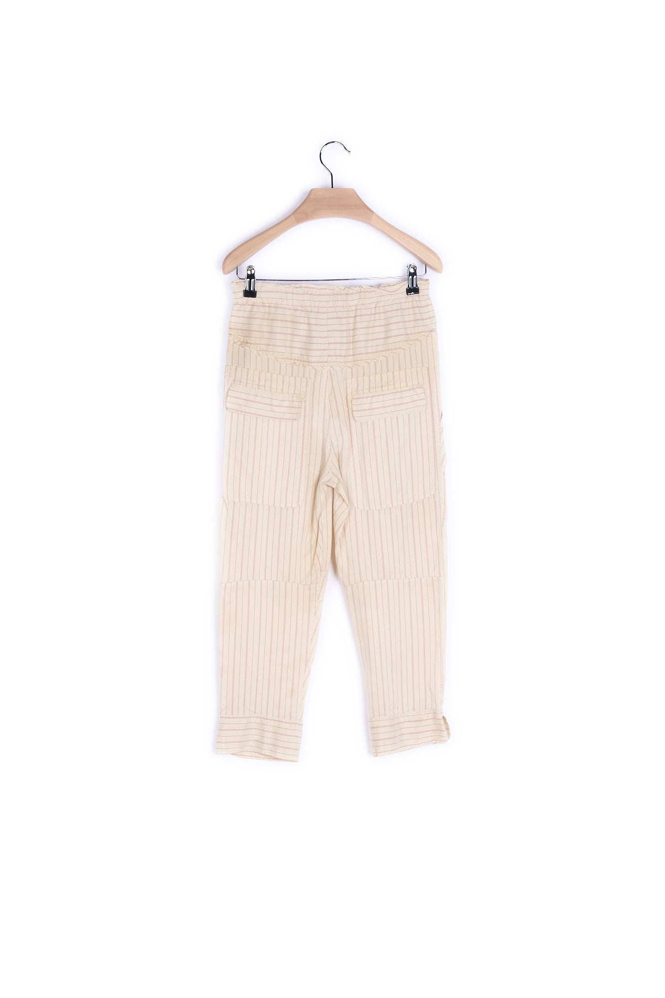 Pantalon retroussé soie - 34 Isabel Marant seconde vie