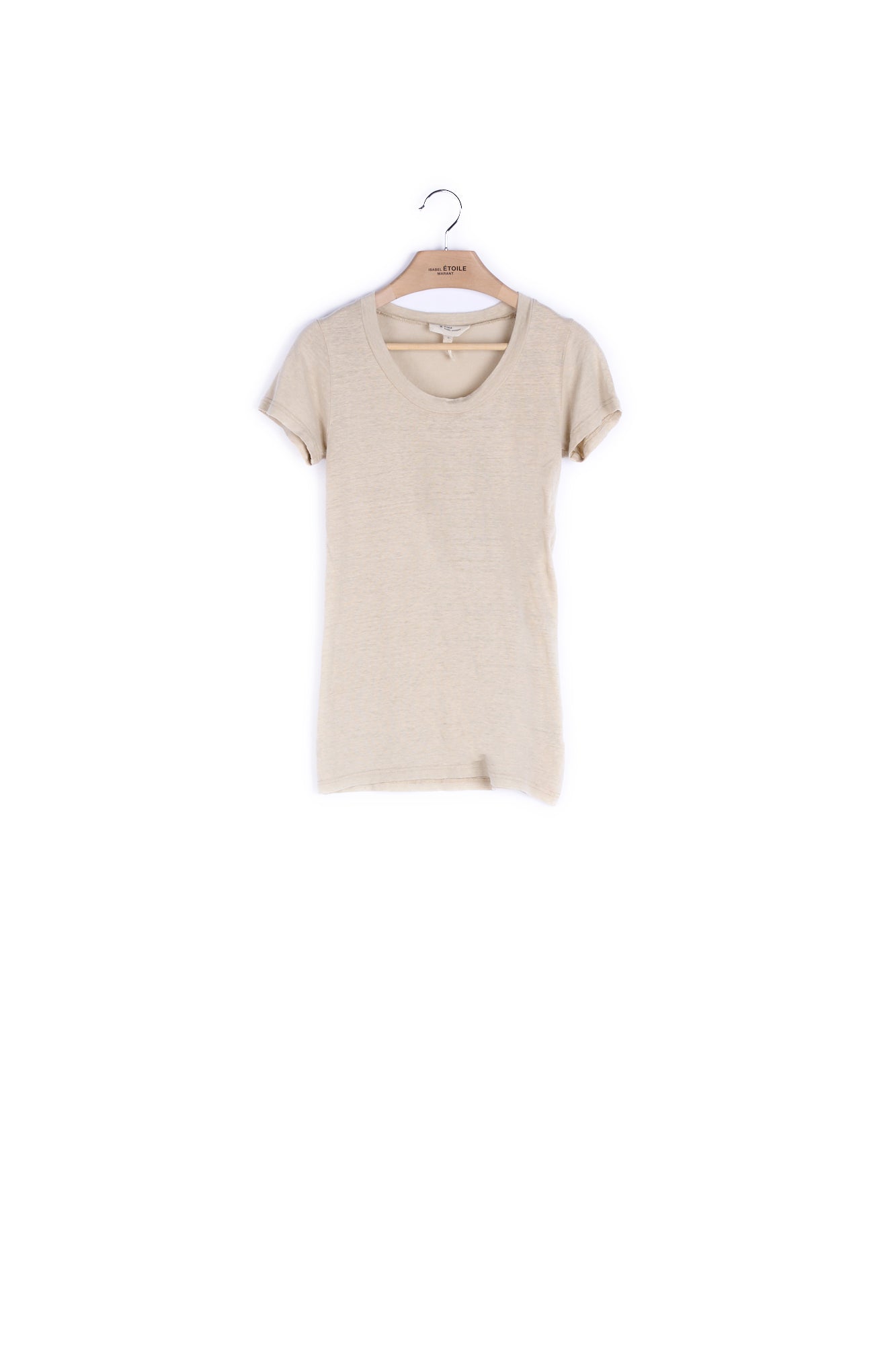 Tee Shirt à Manches Courtes En Lin Isabel Marant seconde vie