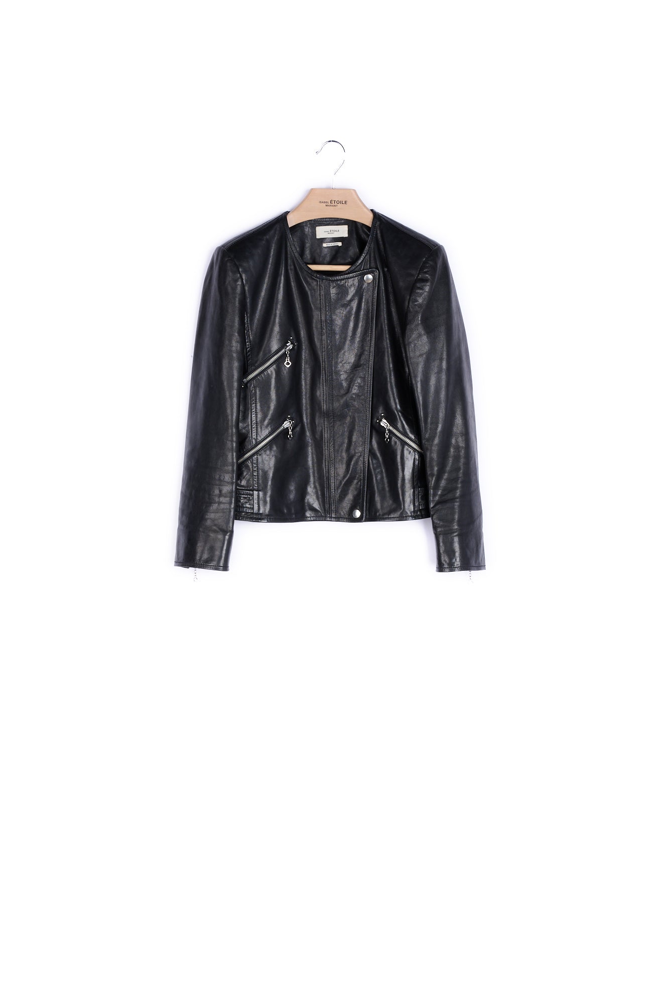 Veste en cuir d'agneau Isabel Marant seconde vie