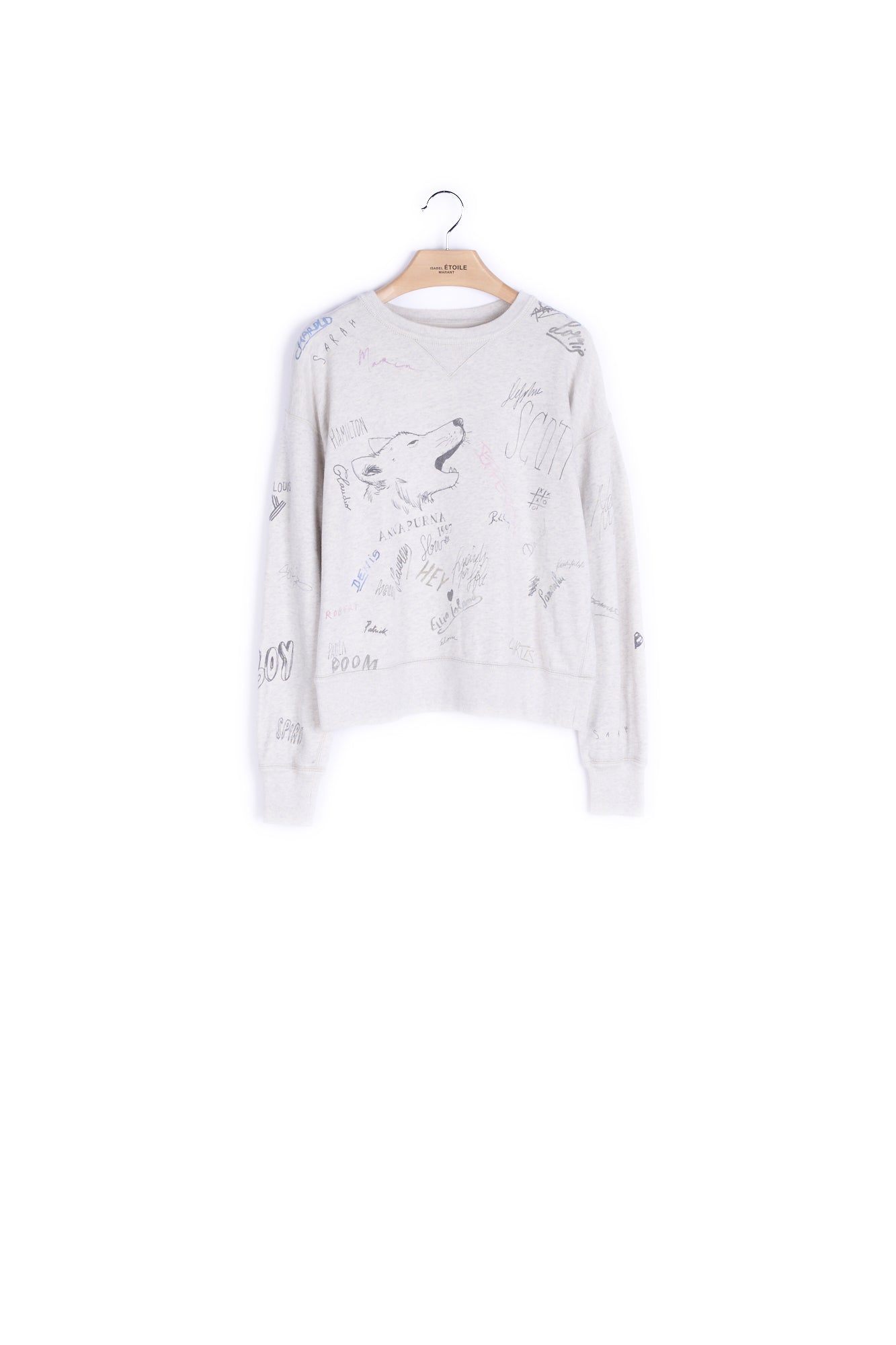 Sweat Shirt Imprimé Col Rond Manches Longues Isabel Marant seconde vie