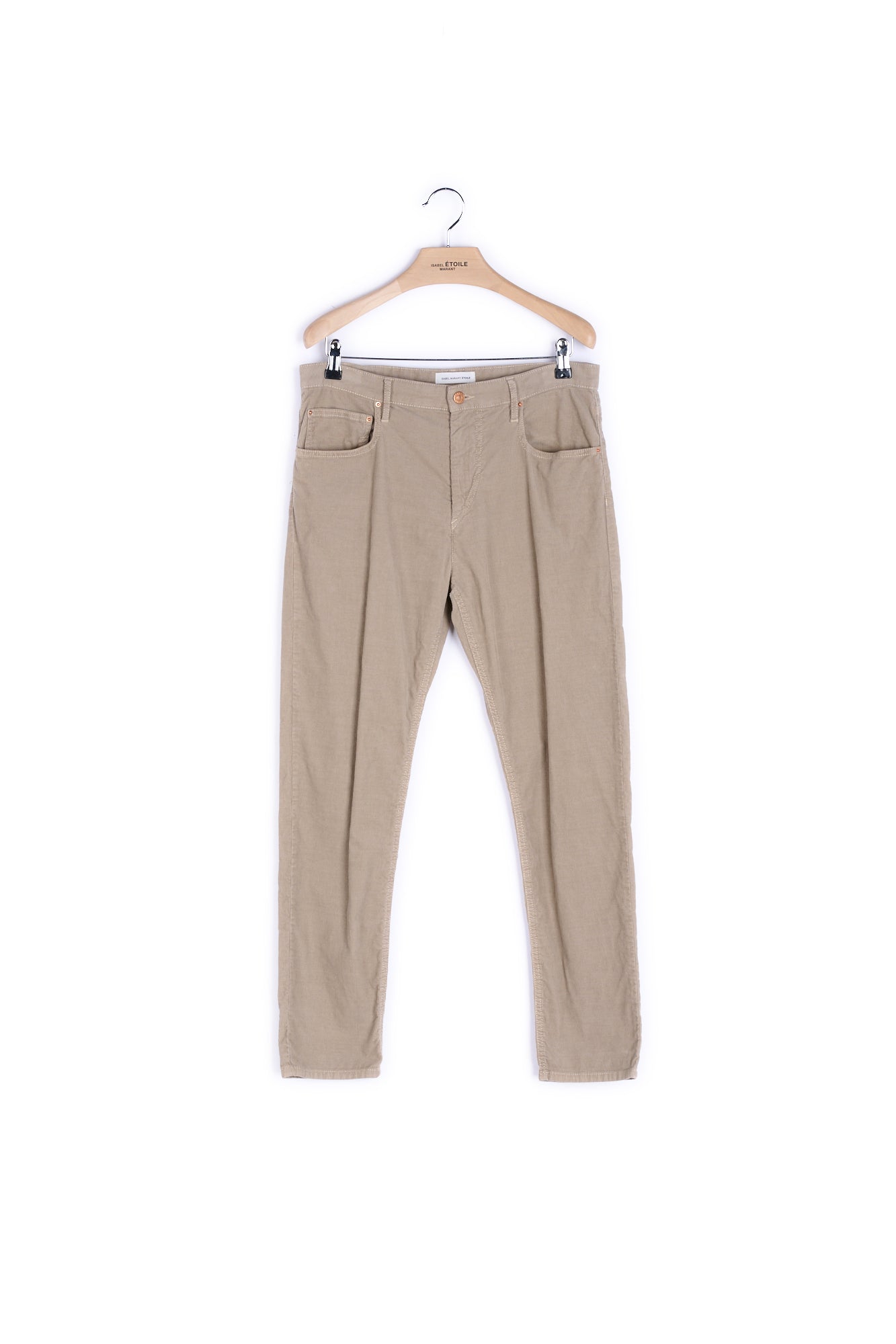 Pantalon Slim En Coton Isabel Marant seconde vie