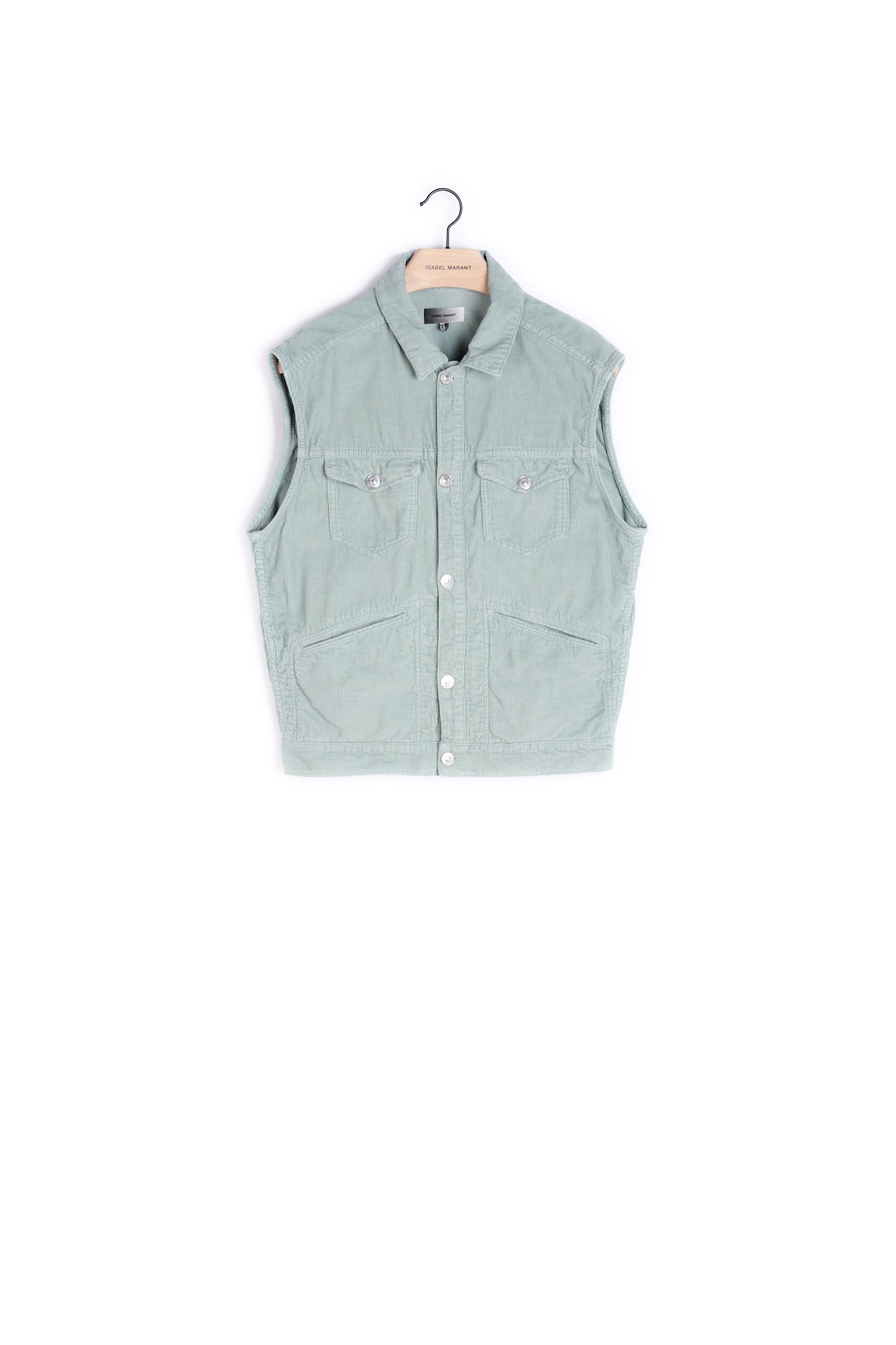 Gilet sans manche velours - 36 Isabel Marant seconde vie