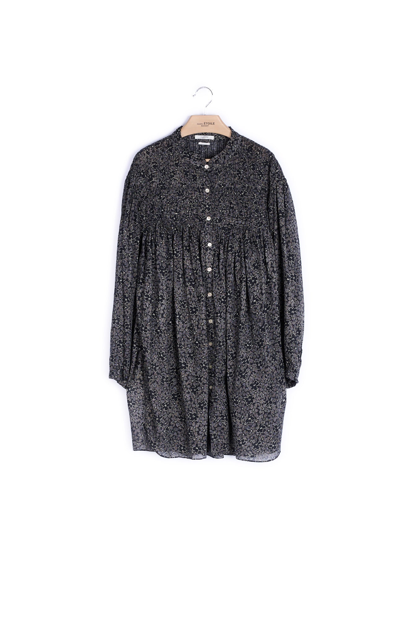 Robe Courte Boutonnée à L'avant Manches Longues Isabel Marant seconde vie