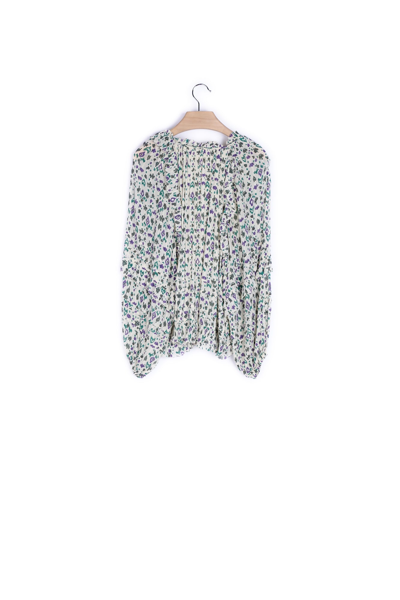 Blouse Imprimé Manches Longues à Volants Isabel Marant seconde vie