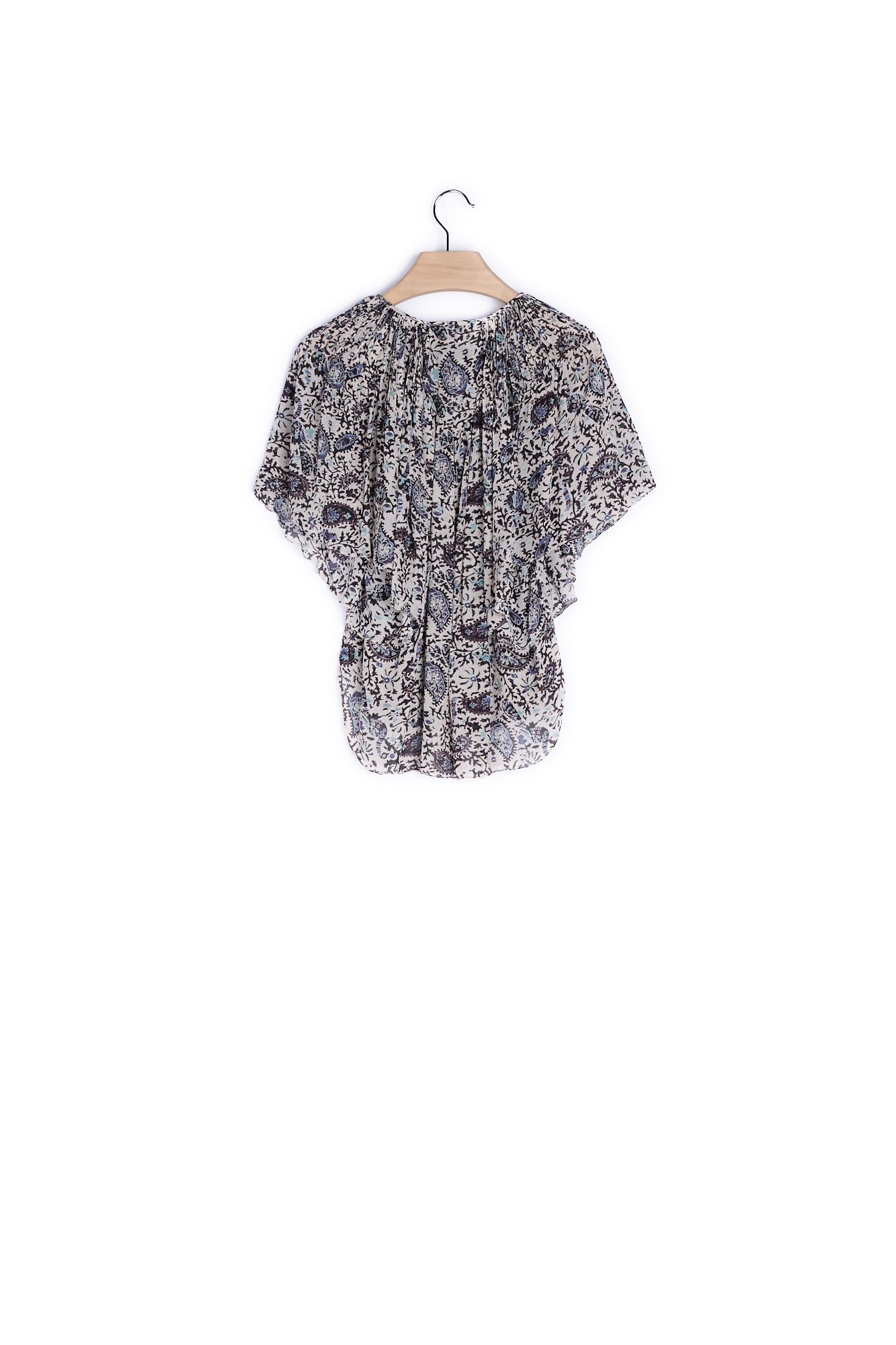 Haut fluide col rond manches courtes - 36 Isabel Marant seconde vie