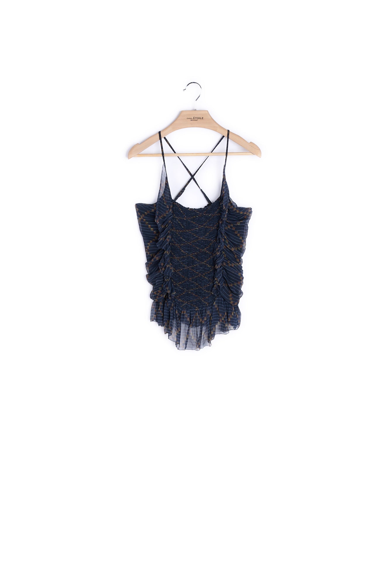 Top Sans Manche En Soie Isabel Marant seconde vie