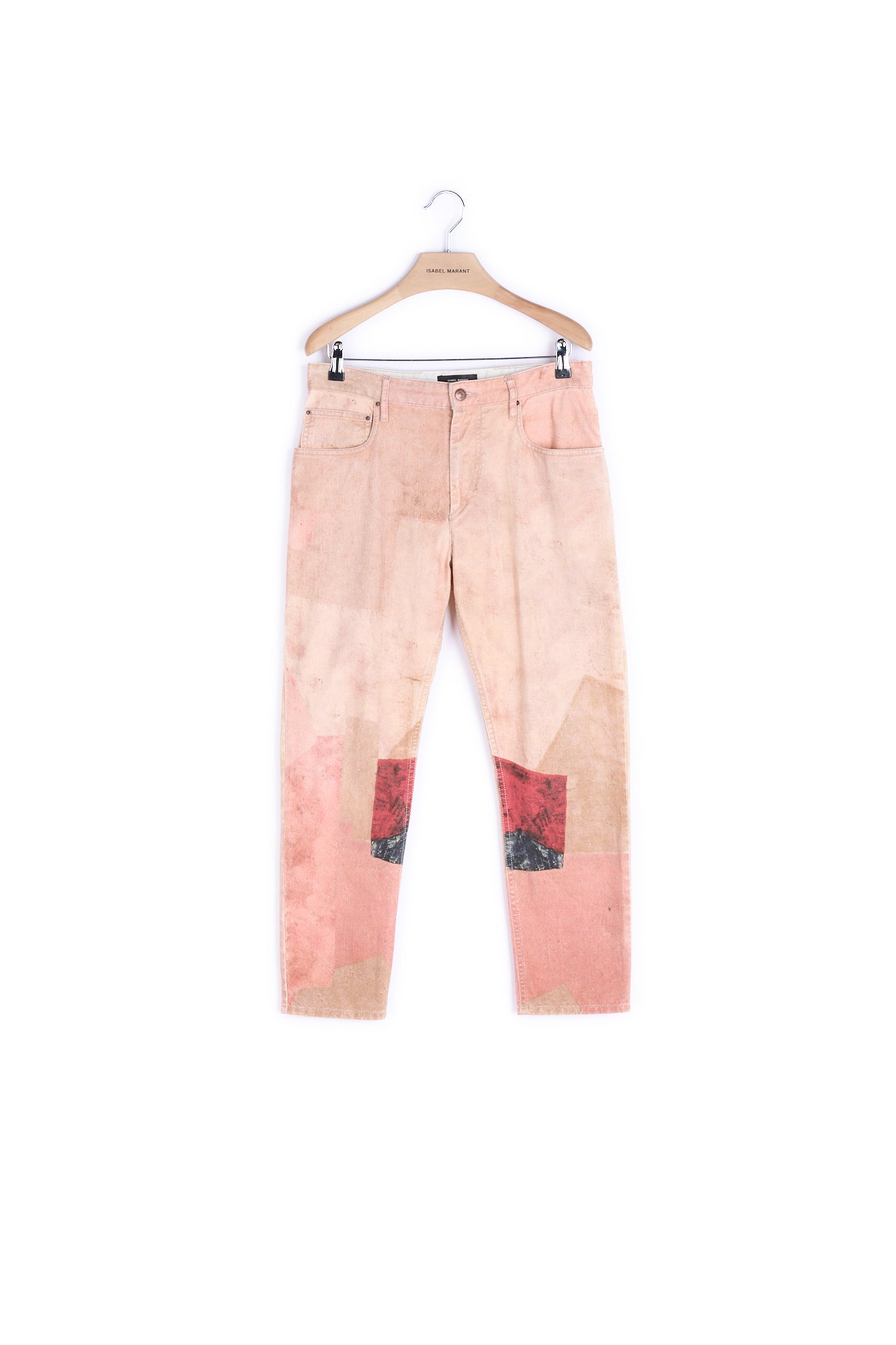 Jean Patchwork Coupe Droite Isabel Marant seconde vie