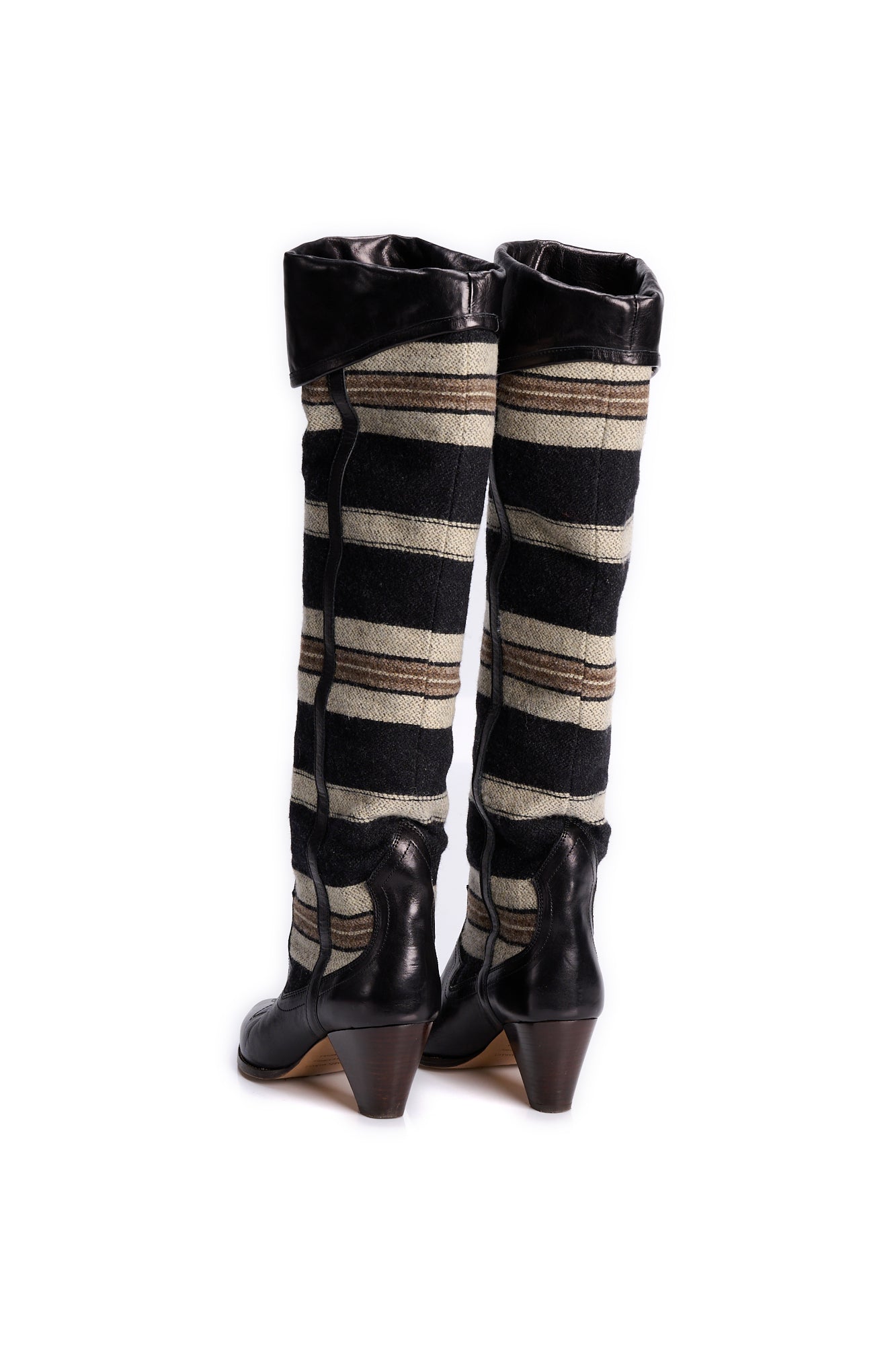 Cuissardes Cuir Isabel Marant seconde vie