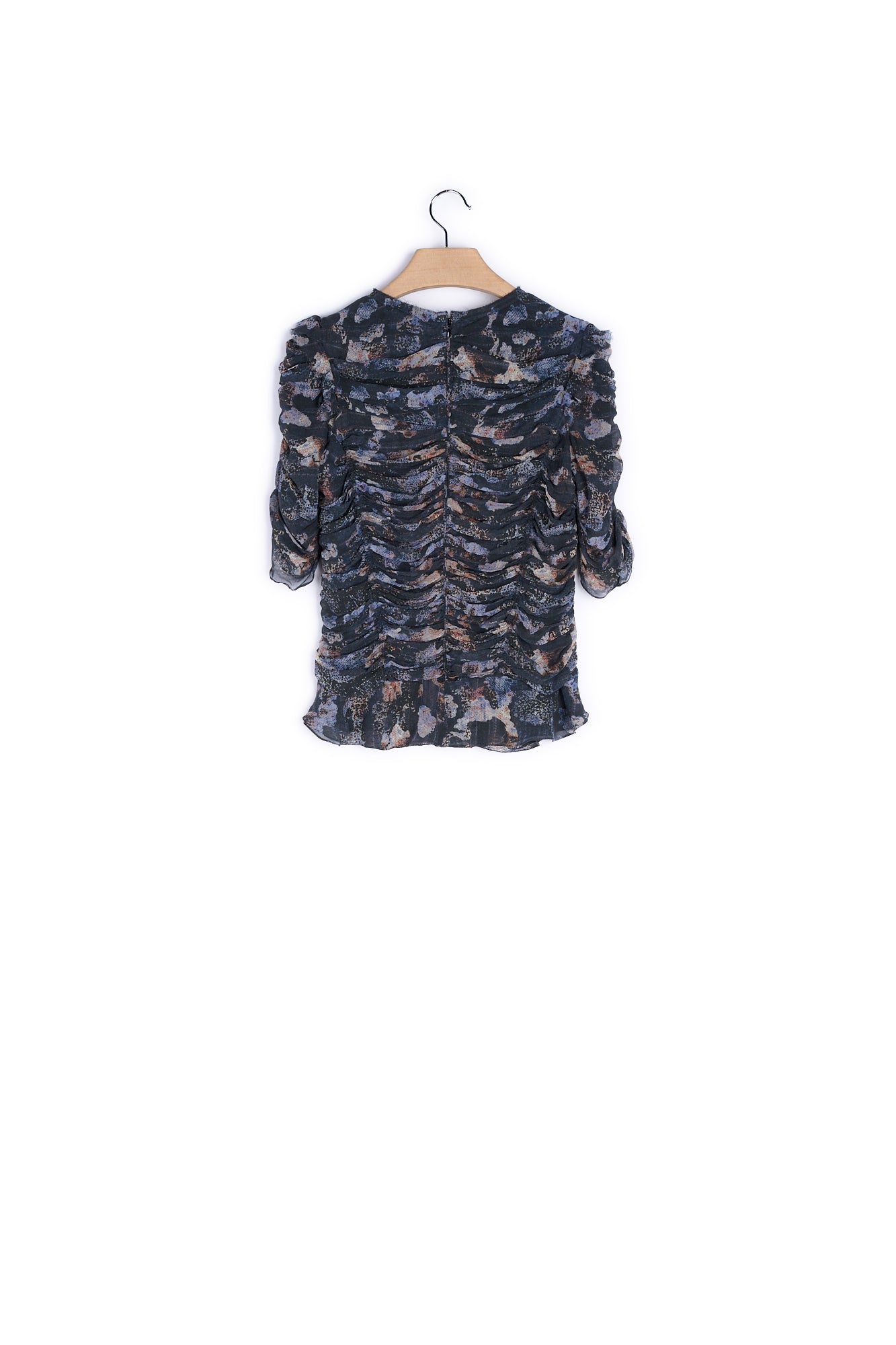 Haut Col Rond Manches Courtes Effet Froufrou Isabel Marant seconde vie