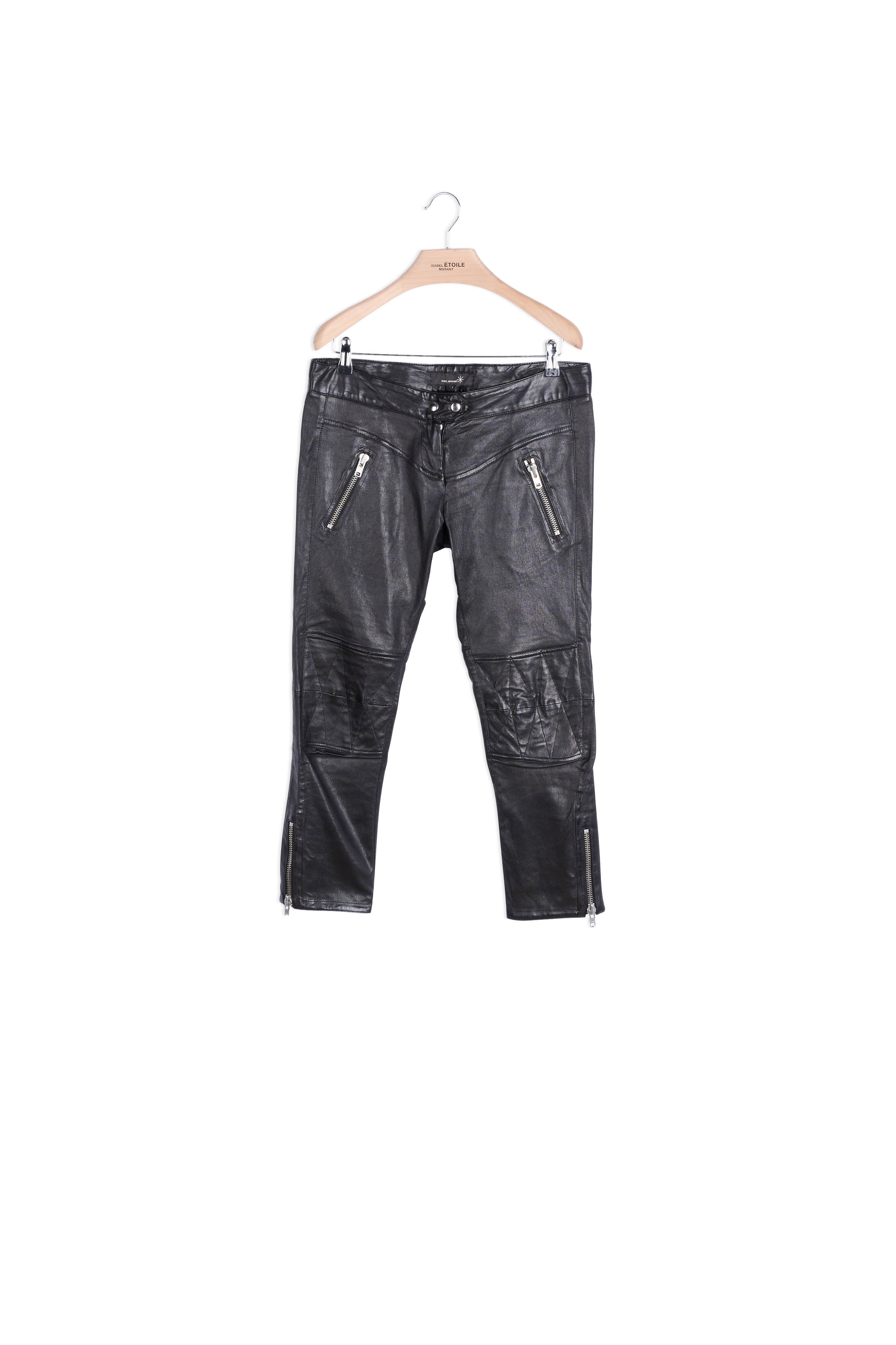 Pantalon en cuir - 38 Isabel Marant seconde vie