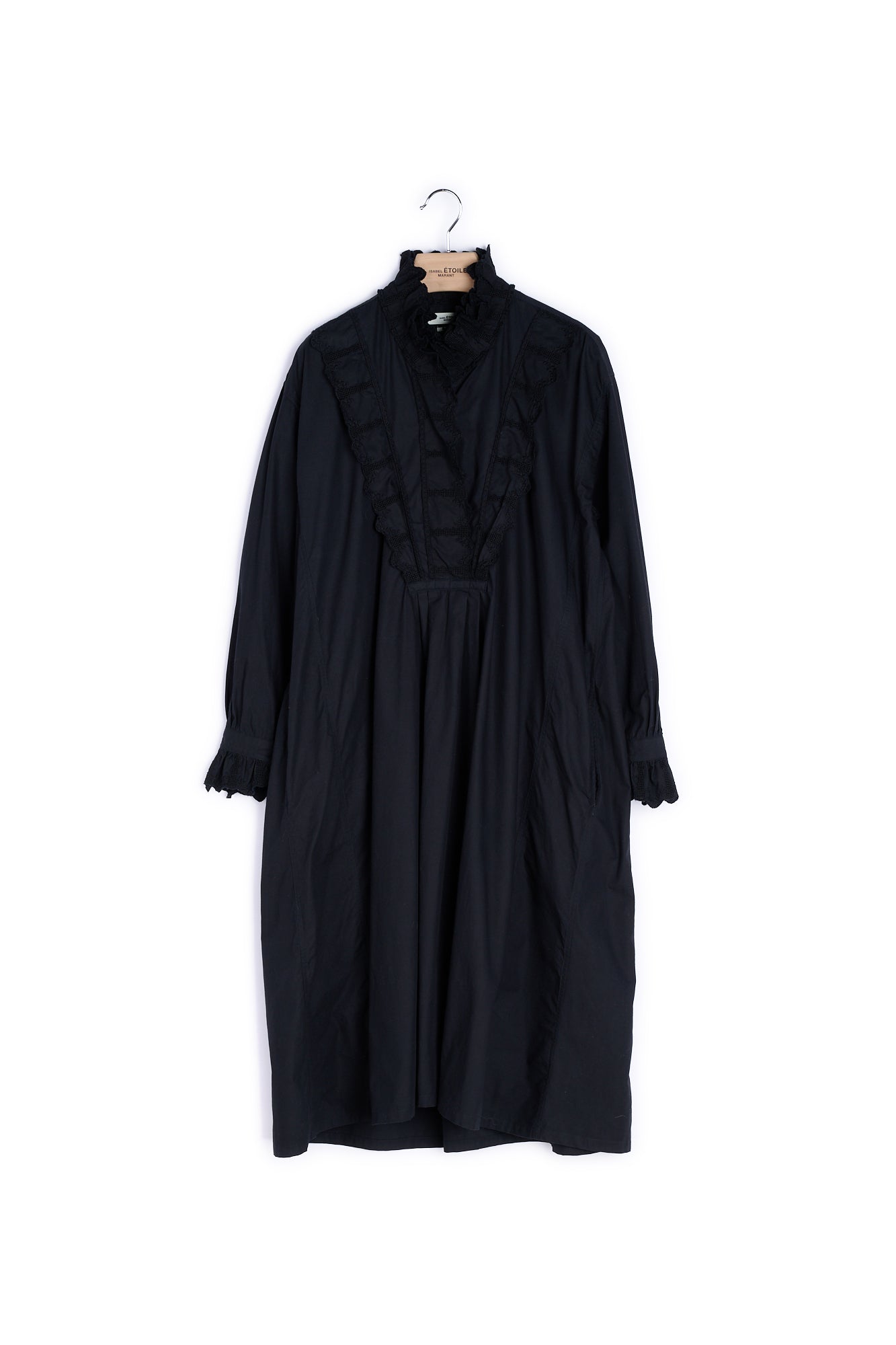 Robe longue dos plissé manches longues - 38 Isabel Marant seconde vie