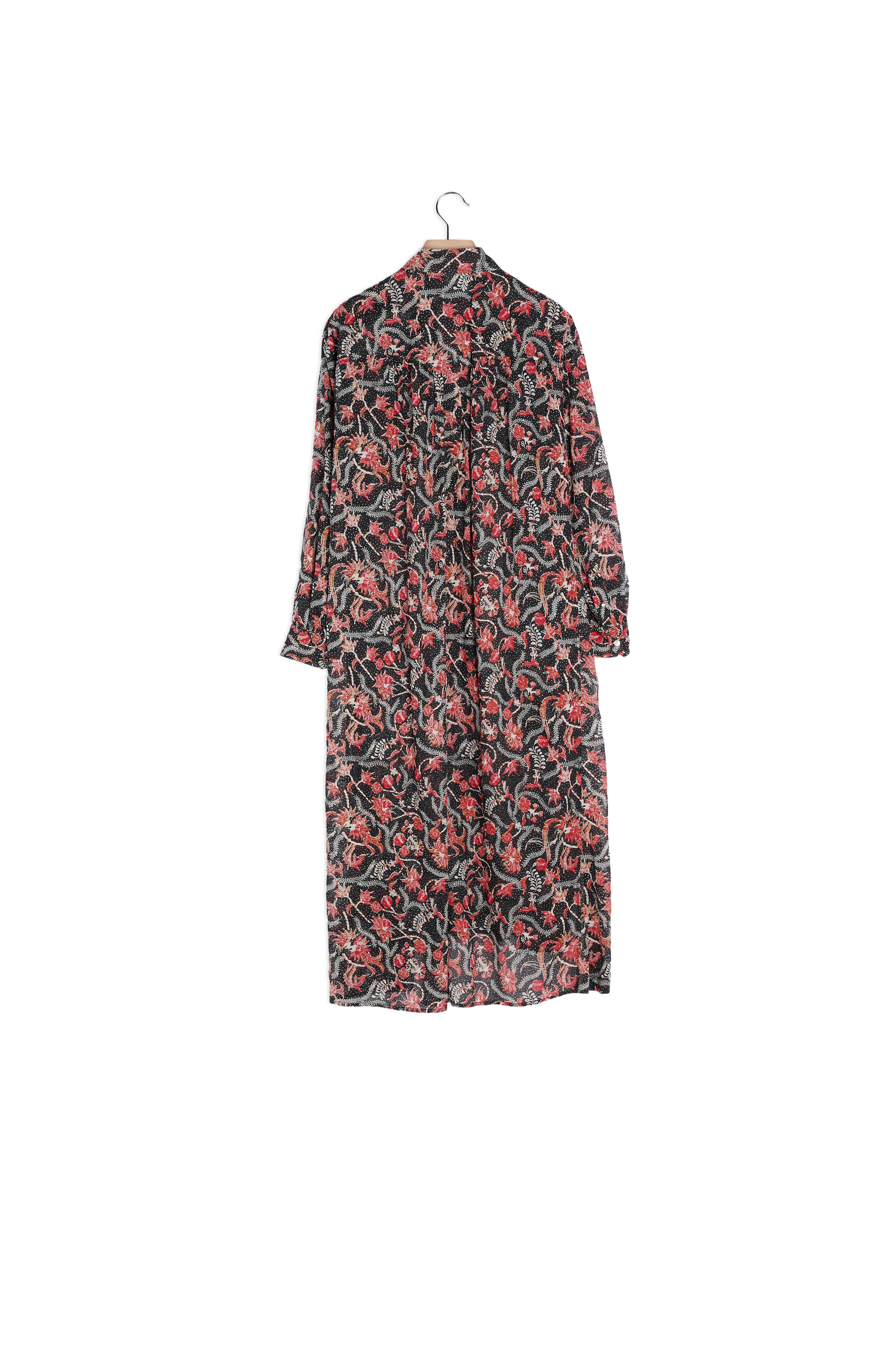 Robe Longue En Coton Faume - seconde main