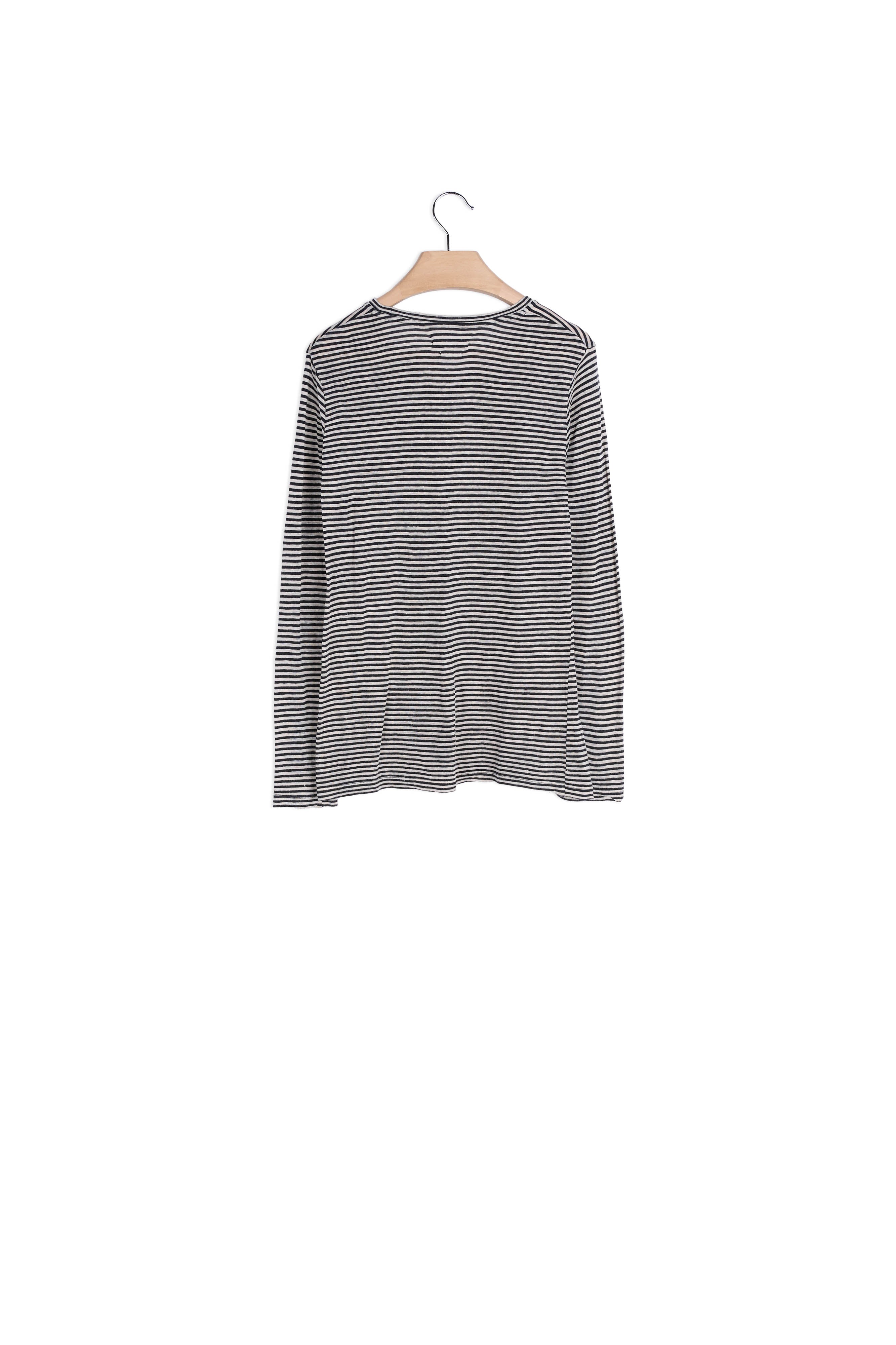 Tee-shirt Marinière En Lin Et Coton Isabel Marant seconde vie