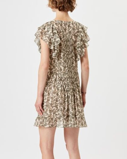 ROBE EN COTON IMPRIMÉ GODRANA Faume - seconde main