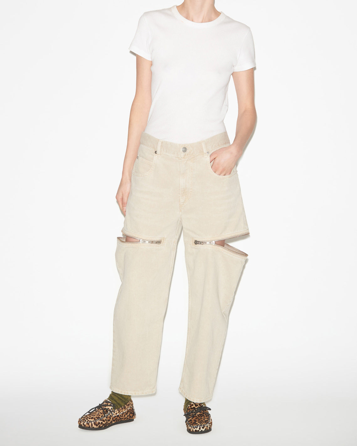 PANTS SALIA Faume - seconde main