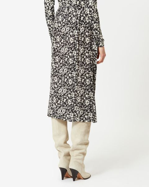 JUPE EN VISCOSE  EOLIA Faume - seconde main