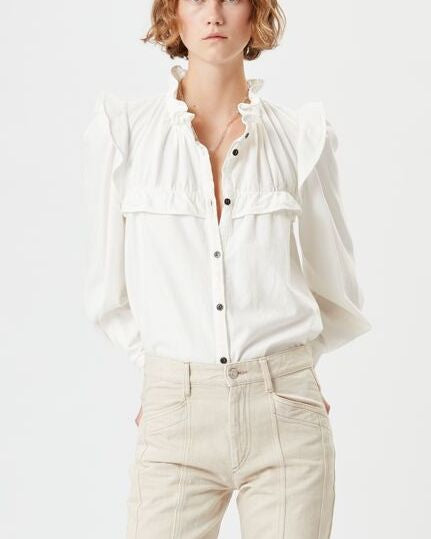 CHEMISE EN CHAMBRAY IDETY Faume - seconde main