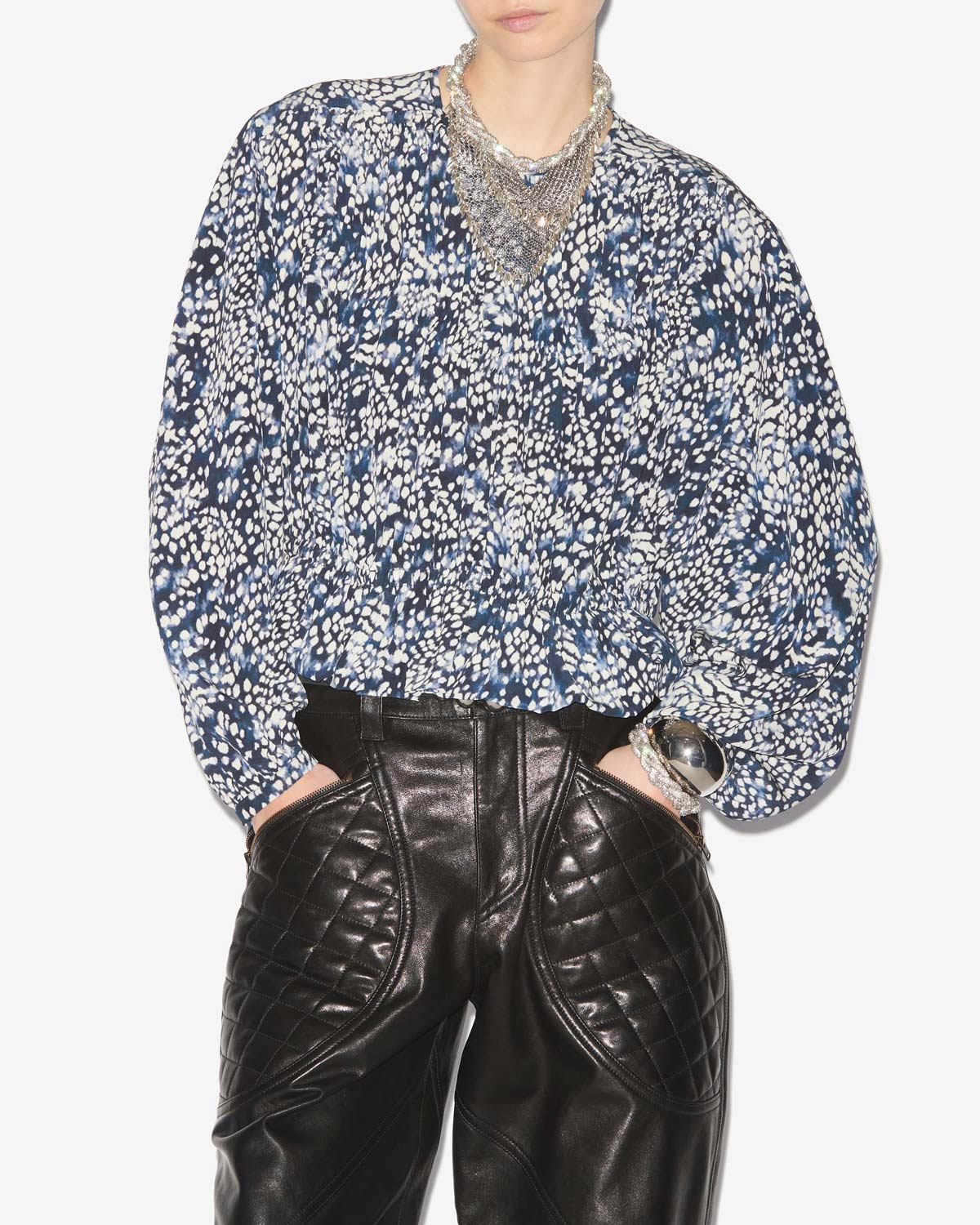 BLOUSE GELINA Faume - seconde main