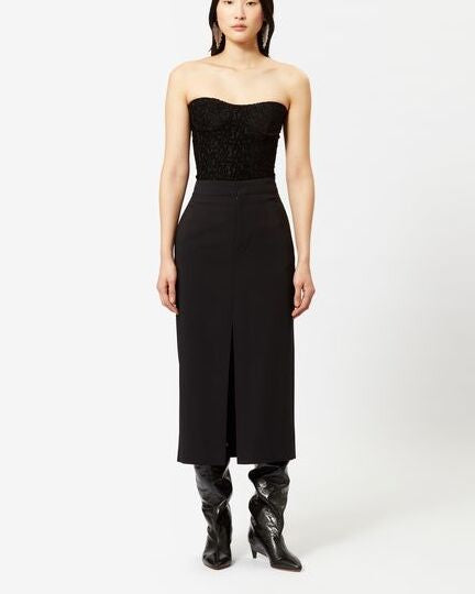 JUPE EN VISCOSE  MADELIA Faume - seconde main