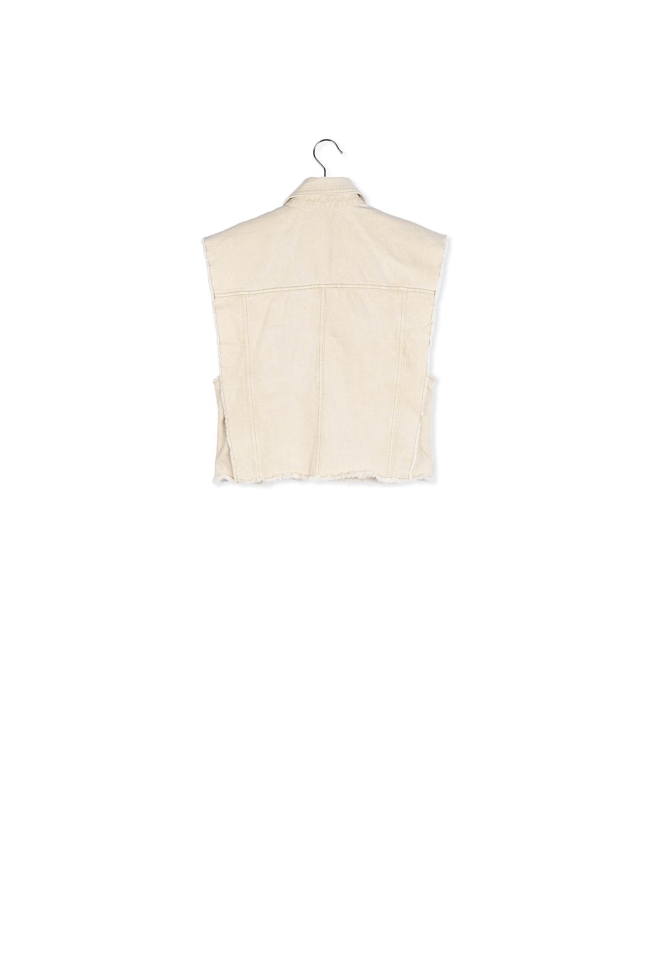VESTE SANS MANCHES EN DENIM TYRA Faume - seconde main