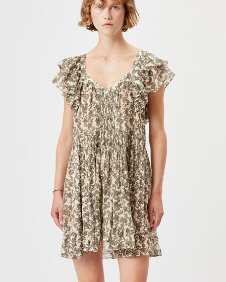 ROBE EN COTON IMPRIMÉ GODRANA Faume - seconde main