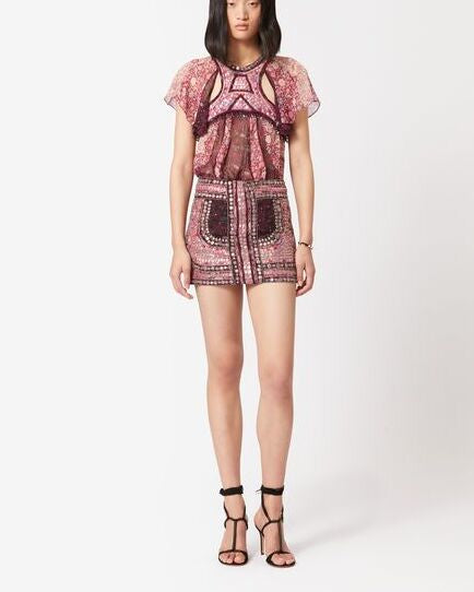 SKIRT  PRINTED ONEILA Faume - seconde main