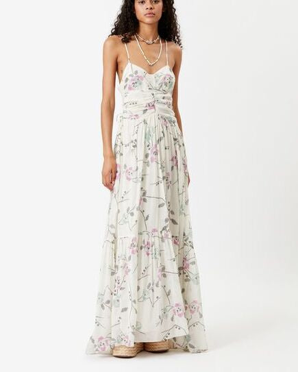 ROBE EN VOILE DE COTON IMPRIMÉ GIANA Faume - seconde main