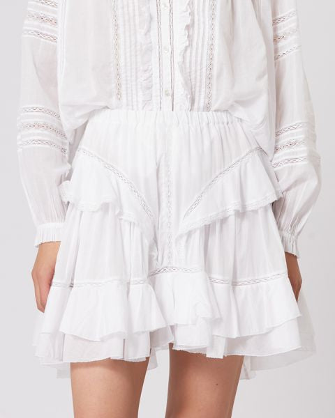 JUPE EN VOILE DE COTON MOANA Faume - seconde main