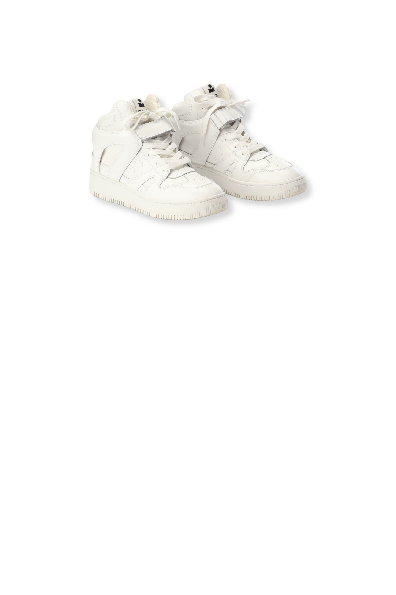 BASKETS EN CUIR ELLYN Faume - seconde main