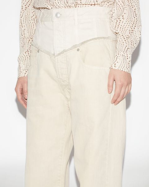 PANTALON EN COTON  NOEMIE Faume - seconde main