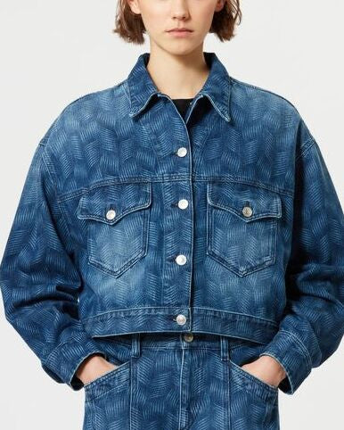 VESTE EN COTON GRAPHIQUE TADIA Faume - seconde main