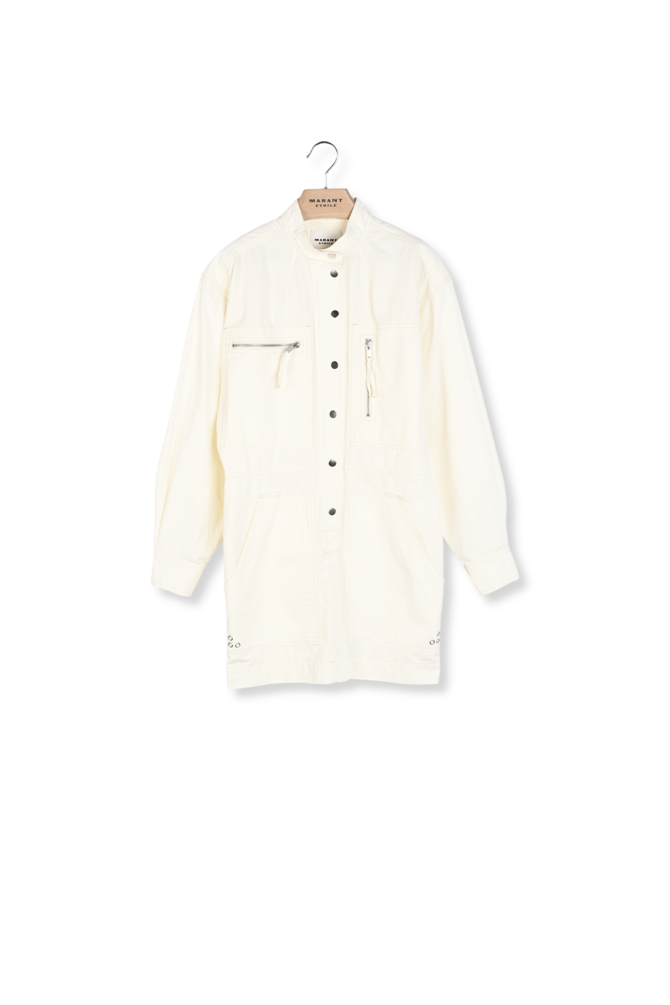 ROBE EN COTON UNI KELANY Faume - seconde main