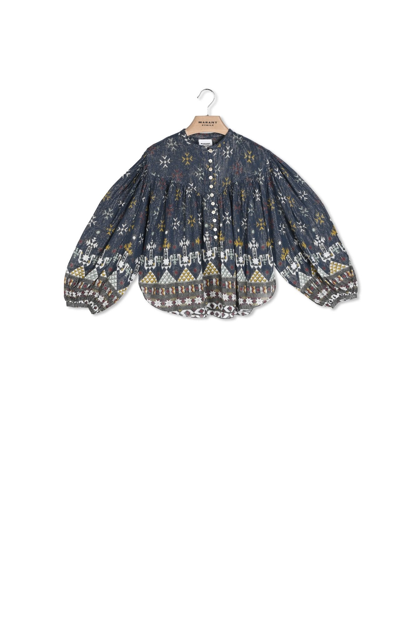 HAUT EN COTON IMPRIMÉ SALIKA Faume - seconde main