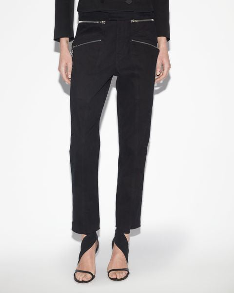 PANTALON EN COTON  IZIS Faume - seconde main