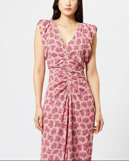 ROBE EN SOIE  GILYA Faume - seconde main