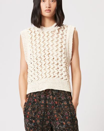 PULL EN COTON FAYE Faume - seconde main