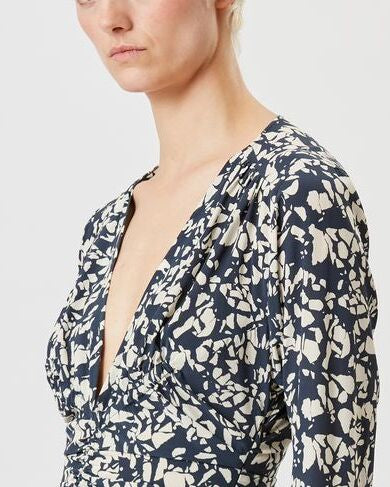 ROBE COURTE EN SOIE LARA Faume - seconde main