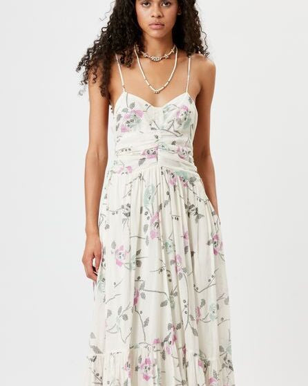 ROBE EN VOILE DE COTON IMPRIMÉ GIANA Faume - seconde main