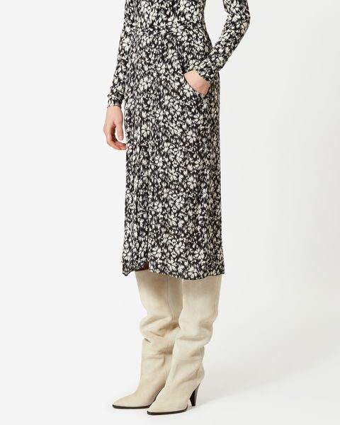 JUPE EN VISCOSE  EOLIA Faume - seconde main