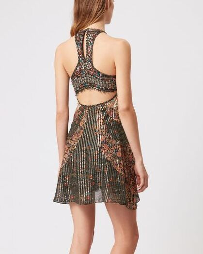 ROBE EN SOIE ORFRA Faume - seconde main