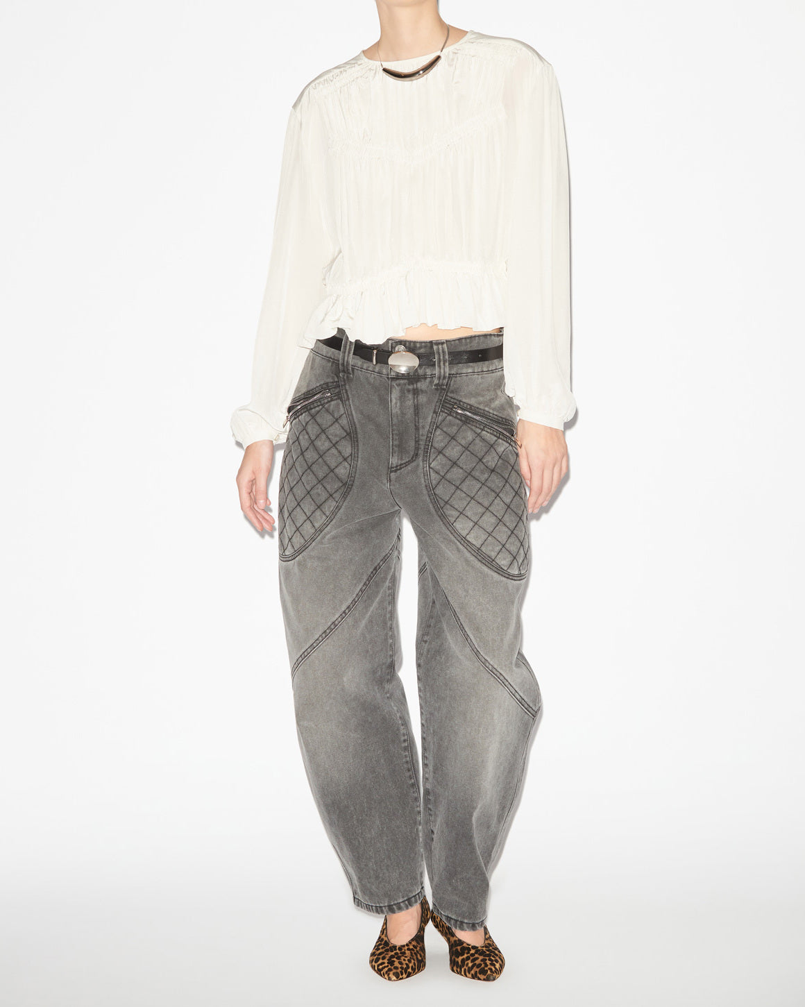 BLOUSE GELINA Faume - seconde main