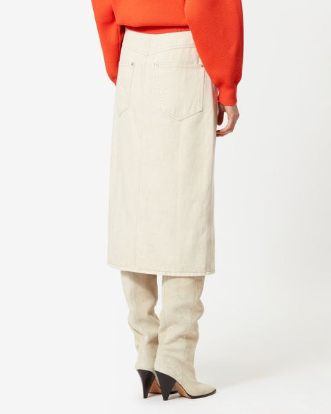 JUPE EN COTON  VANDY Faume - seconde main