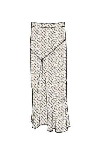 SKIRT  PRINTED LISANNE Faume - seconde main