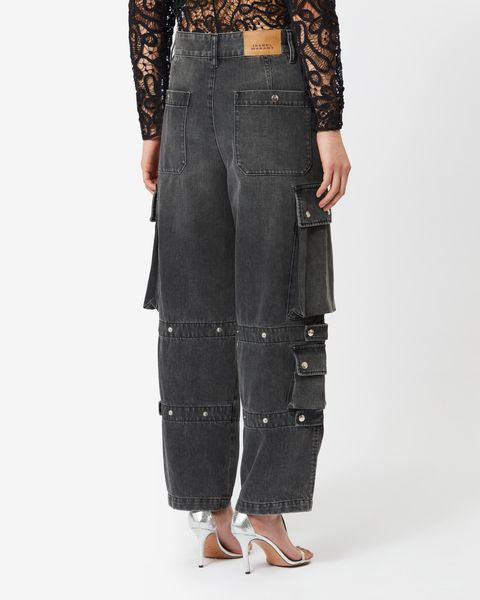 PANTALON EN COTON  ELORE Faume - seconde main