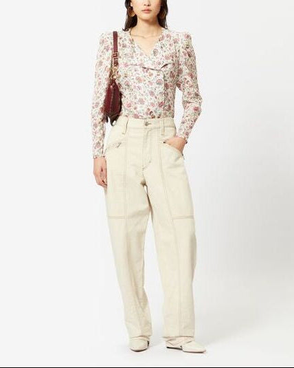 HAUT EN VISCOSE LENSY Faume - seconde main