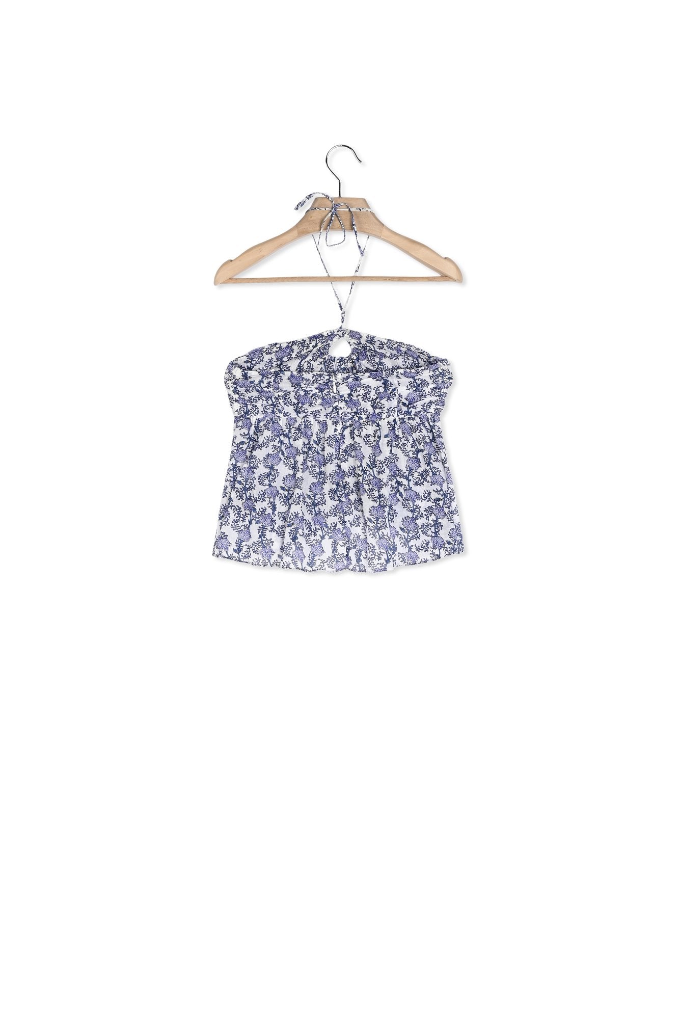 TOP  PRINTED FLEURI GABAO Faume - seconde main