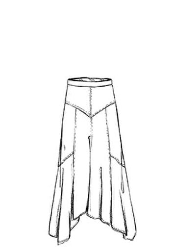 SKIRT BRAZEN Faume - seconde main