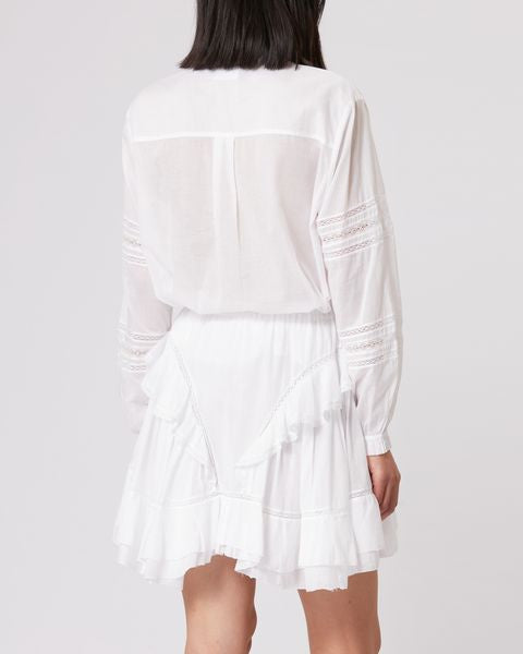 JUPE EN VOILE DE COTON MOANA Faume - seconde main
